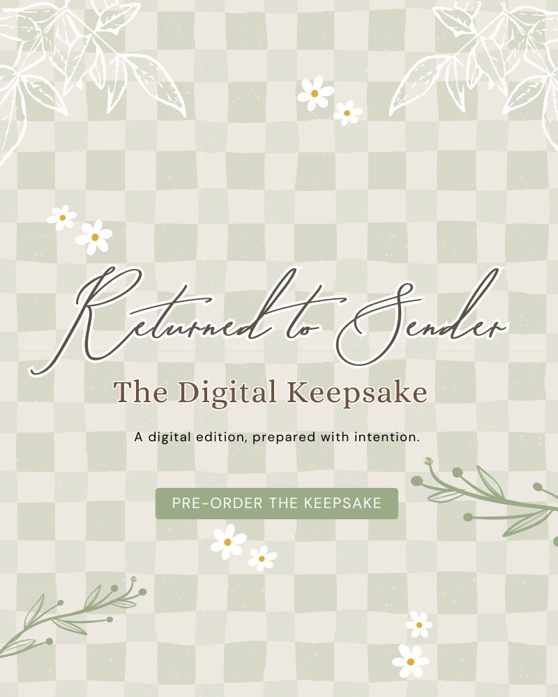 Returned to Sender: The Digital Keepsake