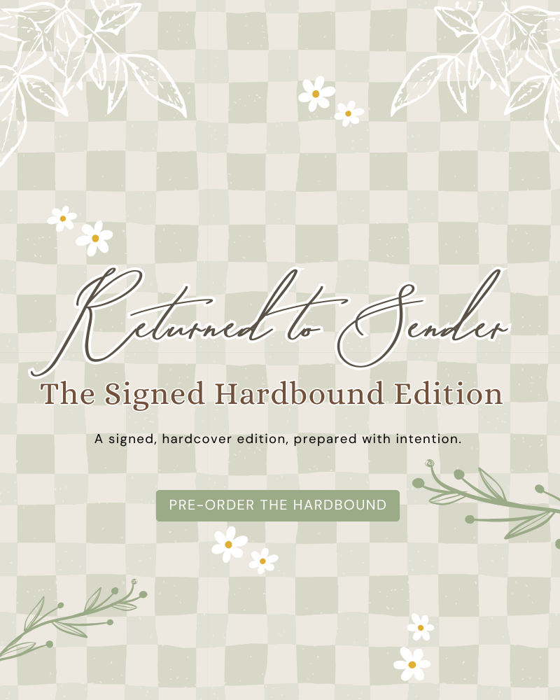 Returned to Sender: The Signed Hardbound (Limited Edition)